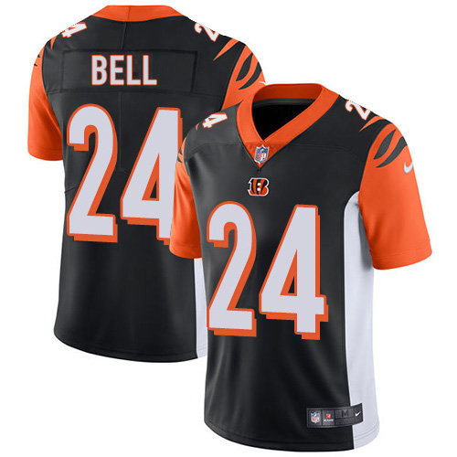 Nike Bengals #24 Vonn Bell Black Team Color Youth Stitched NFL Vapor Untouchable Limited Jersey