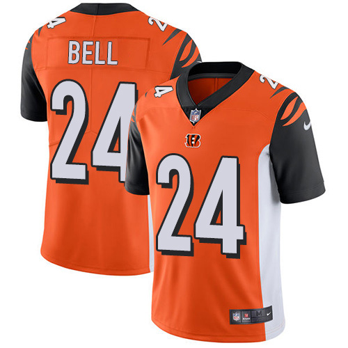 Nike Bengals #24 Vonn Bell Orange Alternate Youth Stitched NFL Vapor Untouchable Limited Jersey