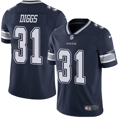 Nike Cowboys #31 Trevon Diggs Navy Blue Team Color Youth Stitched NFL Vapor Untouchable Limited Jersey