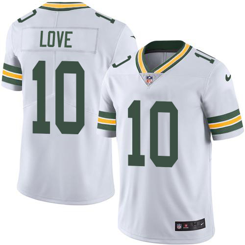 Nike Packers #10 Jordan Love White Youth Stitched NFL Vapor Untouchable Limited Jersey