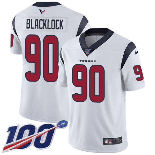 Nike Texans #90 Ross Blacklock White Youth Stitched NFL 100th Season Vapor Untouchable Limited Jersey Nike Texans #90 Ross Blacklock White Youth Stitched NFL 100th Season Vapor Untouchable Limited Jersey