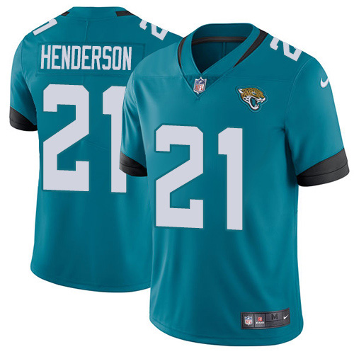 Nike Jaguars #21 C.J. Henderson Teal Green Alternate Youth Stitched NFL Vapor Untouchable Limited Jersey