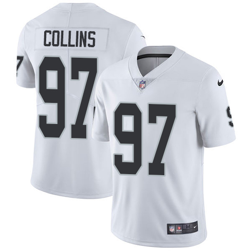 Nike Raiders #97 Maliek Collins White Youth Stitched NFL Vapor Untouchable Limited Jersey