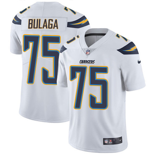 Nike Chargers #75 Bryan Bulaga White Youth Stitched NFL Vapor Untouchable Limited Jersey