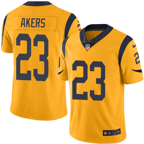 Nike Rams #23 Cam Akers Gold Youth Stitched NFL Limited Rush Jersey