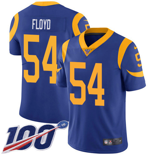 Nike Rams #54 Leonard Floyd Royal Blue Alternate Youth Stitched NFL 100th Season Vapor Untouchable Limited Jersey Nike Rams #54 Leonard Floyd Royal Blue Alternate Youth Stitched NFL 100th Season Vapor Untouchable Limited Jersey