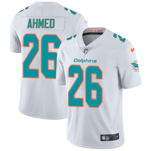Nike Dolphins #26 Salvon Ahmed White Youth Stitched NFL Vapor Untouchable Limited Jersey