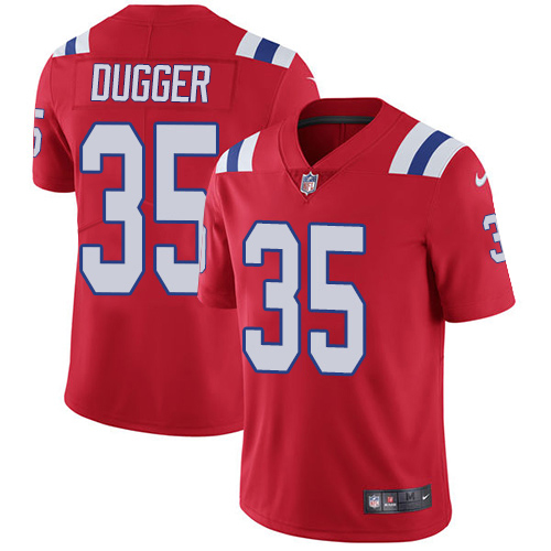 Nike Patriots #35 Kyle Dugger Red Alternate Youth Stitched NFL Vapor Untouchable Limited Jersey Nike Patriots #35 Kyle Dugger Red Alternate Youth Stitched NFL Vapor Untouchable Limited Jersey