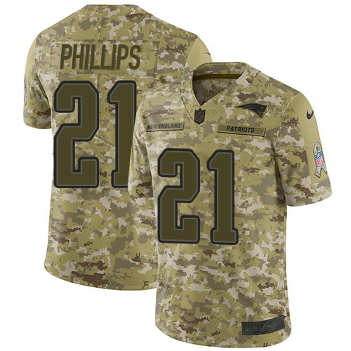 Nike Patriots #21 Adrian Phillips Camo Youth Stitched NFL Limited 2018 Salute To Service Jersey Nike Patriots #21 Adrian Phillips Camo Youth Stitched NFL Limited 2018 Salute To Service Jersey