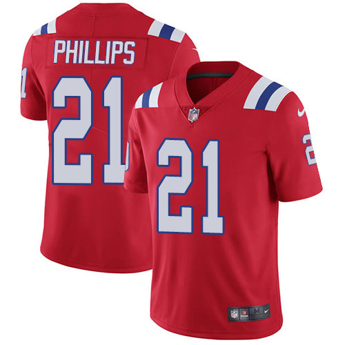 Nike Patriots #21 Adrian Phillips Red Alternate Youth Stitched NFL Vapor Untouchable Limited Jersey