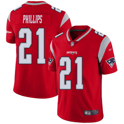 Nike Patriots #21 Adrian Phillips Red Youth Stitched NFL Limited Inverted Legend Jersey