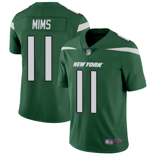 Nike Jets #11 Denzel Mim Green Team Color Youth Stitched NFL Vapor Untouchable Limited Jersey