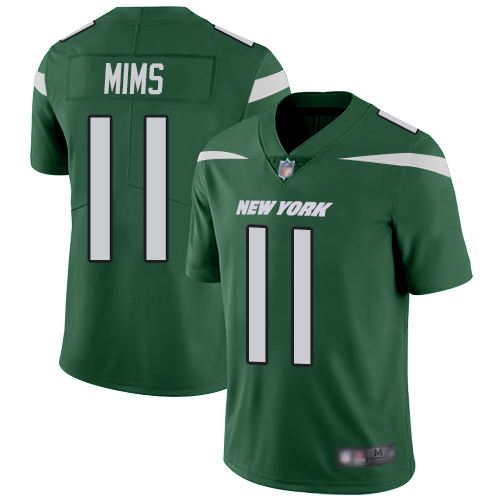 Nike Jets #11 Denzel Mim Green Team Color Youth Stitched NFL Vapor Untouchable Limited Jersey Nike Jets #11 Denzel Mim Green Team Color Youth Stitched NFL Vapor Untouchable Limited Jersey