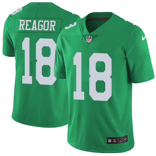 Nike Eagles #18 Jalen Reagor Green Youth Stitched NFL Limited Rush Jersey