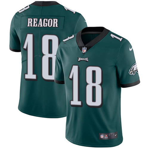 Nike Eagles #18 Jalen Reagor Green Team Color Youth Stitched NFL Vapor Untouchable Limited Jersey