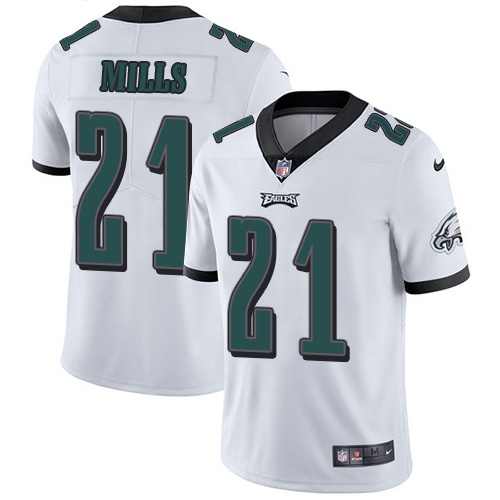 Nike Eagles #21 Jalen Mills White Youth Stitched NFL Vapor Untouchable Limited Jersey