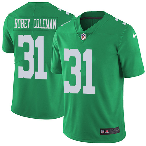 Nike Eagles #31 Nickell Robey-Coleman Green Youth Stitched NFL Limited Rush Jersey