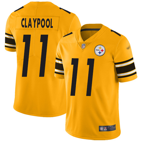 Nike Steelers #11 Chase Claypool Silver Youth Stitched NFL Limited Inverted Legend Jersey