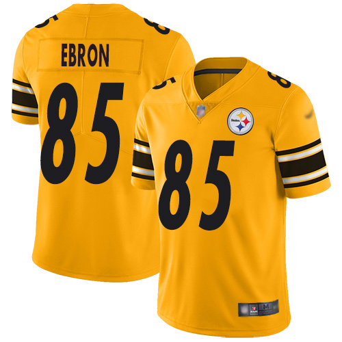Nike Steelers #85 Eric Ebron Gold Youth Stitched NFL Limited Inverted Legend Jersey