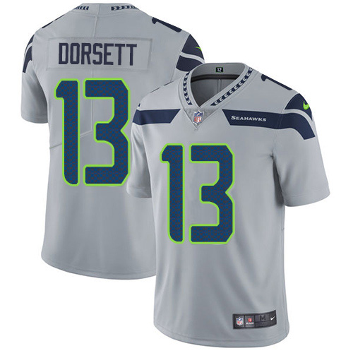 Nike Seahawks #13 Phillip Dorsett Grey Alternate Youth Stitched NFL Vapor Untouchable Limited Jersey Nike Seahawks #13 Phillip Dorsett Grey Alternate Youth Stitched NFL Vapor Untouchable Limited Jersey
