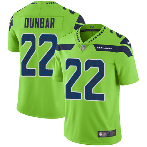 Nike Seahawks #22 Quinton Dunbar Green Youth Stitched NFL Limited Rush Jersey Nike Seahawks #22 Quinton Dunbar Green Youth Stitched NFL Limited Rush Jersey