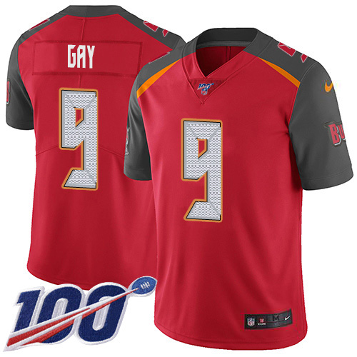 Nike Buccaneers #9 Matt Gay Red Team Color Youth Stitched NFL 100th Season Vapor Untouchable Limited Jersey Nike Buccaneers #9 Matt Gay Red Team Color Youth Stitched NFL 100th Season Vapor Untouchable Limited Jersey