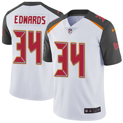 Nike Buccaneers #34 Mike Edwards White Youth Stitched NFL Vapor Untouchable Limited Jersey