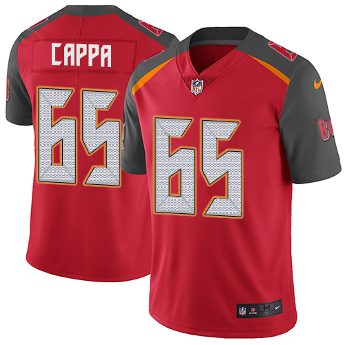 Nike Buccaneers #65 Alex Cappa Red Team Color Youth Stitched NFL Vapor Untouchable Limited Jersey