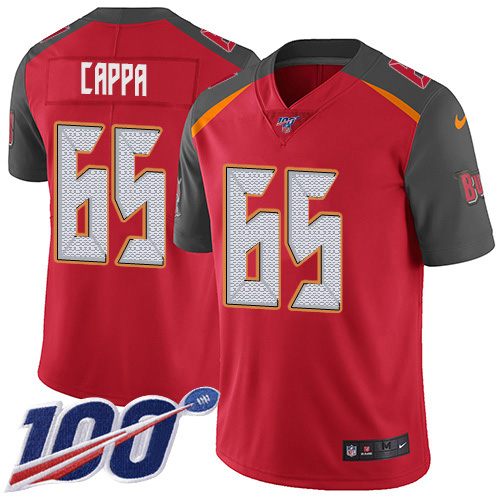 Nike Buccaneers #65 Alex Cappa Red Team Color Youth Stitched NFL 100th Season Vapor Untouchable Limited Jersey Nike Buccaneers #65 Alex Cappa Red Team Color Youth Stitched NFL 100th Season Vapor Untouchable Limited Jersey