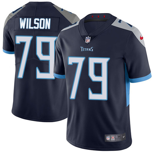 Nike Titans #79 Isaiah Wilson Navy Blue Team Color Youth Stitched NFL Vapor Untouchable Limited Jersey
