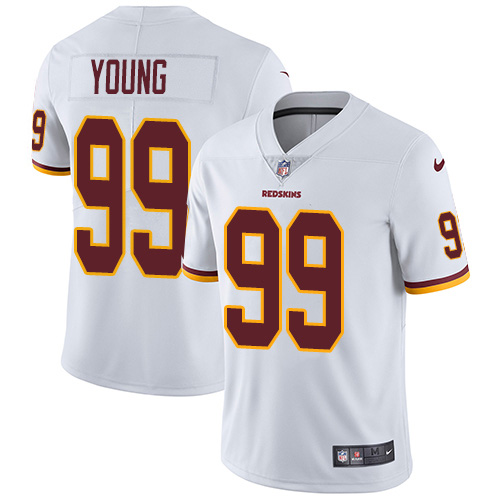 Nike Redskins #99 Chase Young White Youth Stitched NFL Vapor Untouchable Limited Jersey