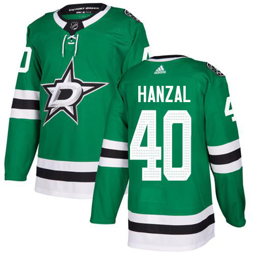 Adidas Stars #40 Martin Hanzal Green Home Authentic Youth Stitched NHL Jersey