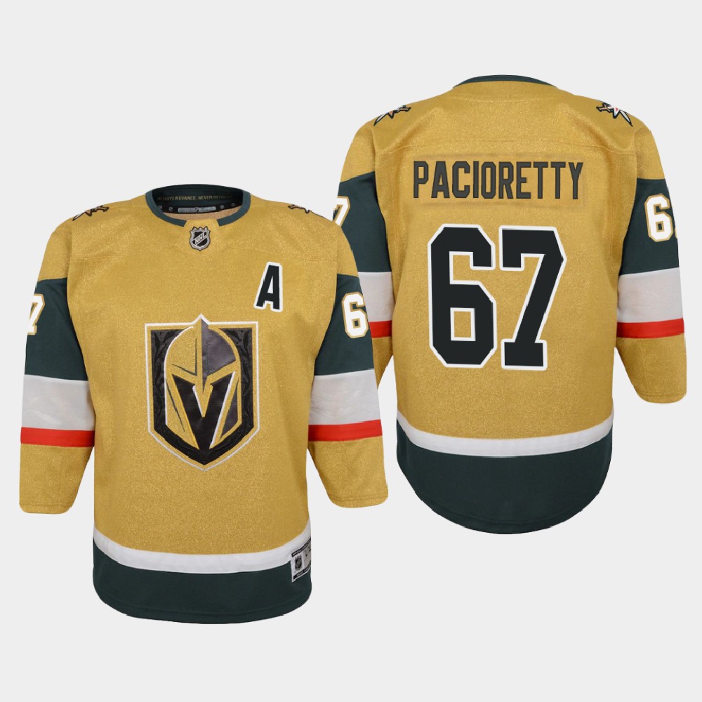 Vegas Golden Knights #67 Max Pacioretty Youth 2020-21 Player Alternate Stitched NHL Jersey Gold