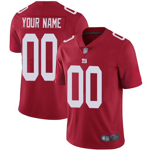 New York Giants Customized Red Men's Stitched Football Limited Inverted Legend Jersey New York Giants Customized Red Men's Stitched Football Limited Inverted Legend Jersey