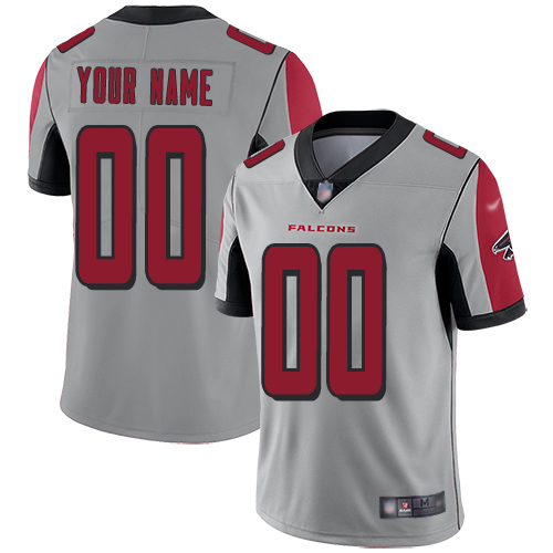 Atlanta Falcons Customized Silver Men's Stitched Football Limited Inverted Legend Jersey