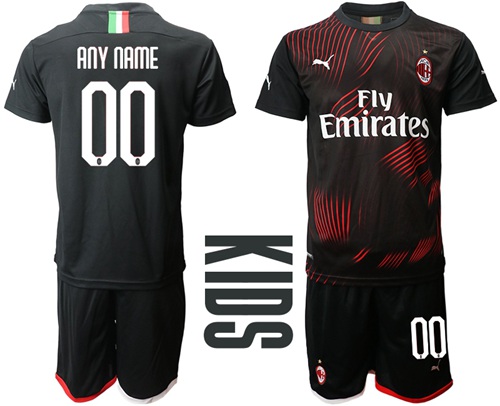 AC Milan Personalized Third Kid Soccer Club Jersey