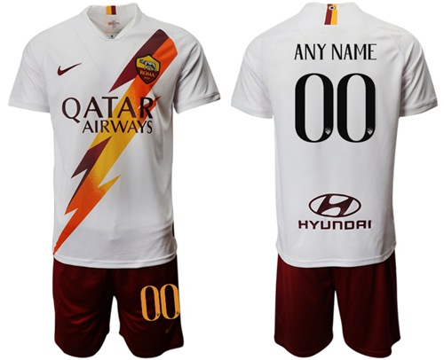 Roma Personalized Away Soccer Club Jersey