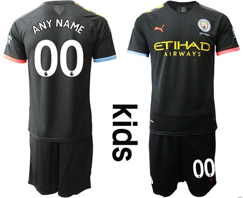 Manchester City Personalized Away Kid Soccer Club Jersey