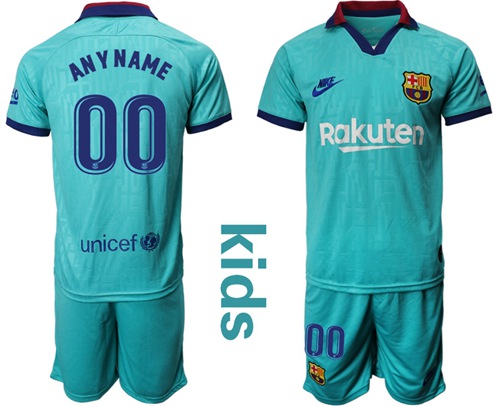 Barcelona Personalized Third Kid Soccer Club Jersey