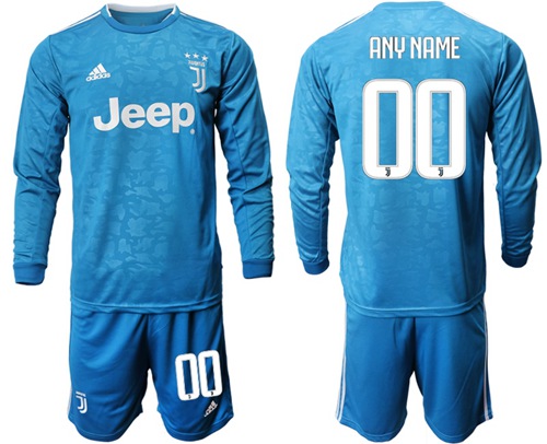 Juventus Personalized Third Long Sleeves Soccer Club Jersey