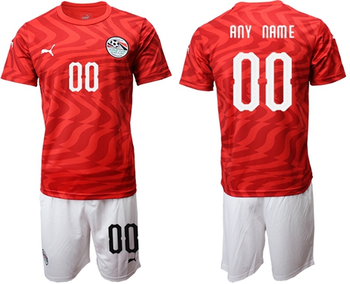 Egypt Personalized Home Soccer Country Jersey