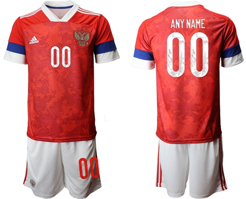 Russia Personalized Home Soccer Country Jersey