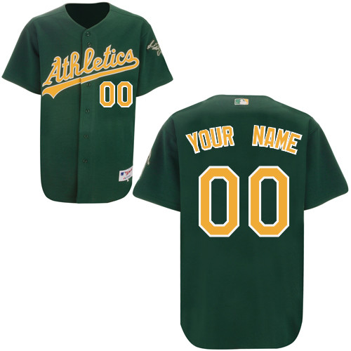 Oakland Athletics customized Green Jersey