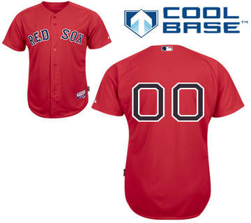 Cheap Boston Red Sox Authentic Personalized Alternate Home Cool Base Jersey For Sale