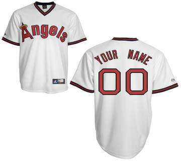 California Angels Replica Home Cooperstown Jersey Custom MLB Jersey