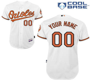 Baltimore Orioles Authentic Personalized Home Cool Base Jersey
