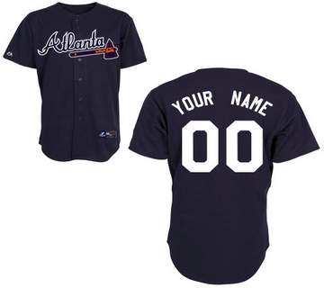Atlanta Braves Replica Personalized Alternate Road Jersey Atlanta Braves Replica Personalized Alternate Road Jersey