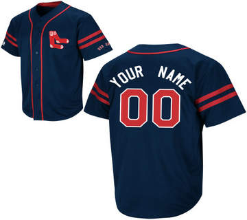 Boston Red Sox Personalized Cooperstown Heater Jersey