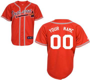 Atlanta Braves Replica Personalized Alternate Jersey