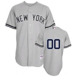 Cheap New York Yankees Grey MLB customized jerseys For Sale
